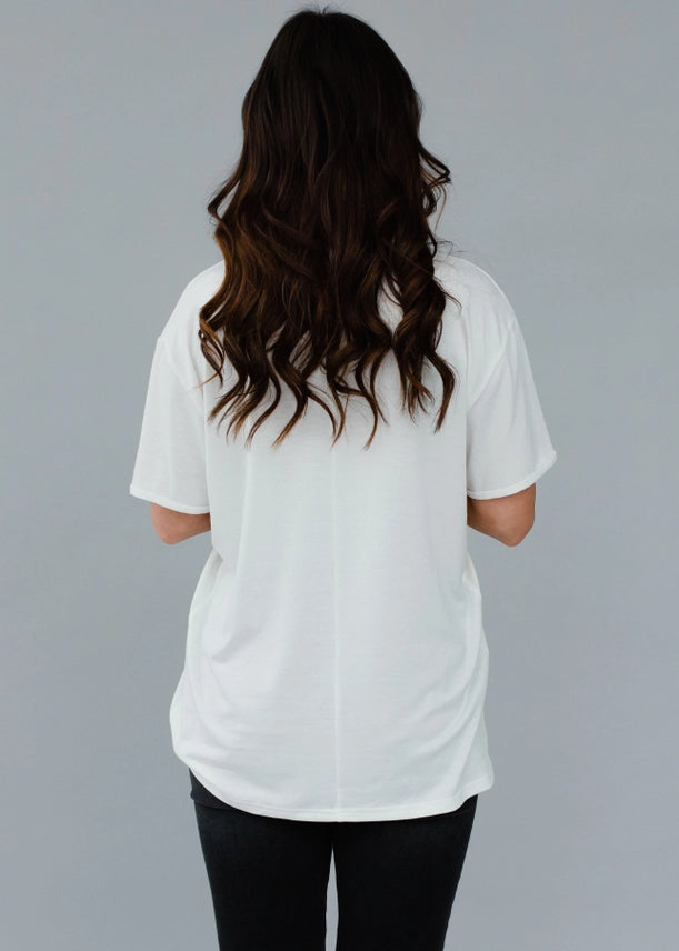 Rock 'n Roll Trippy Tee White