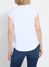 Lyssentials Short Sleeve Top White
