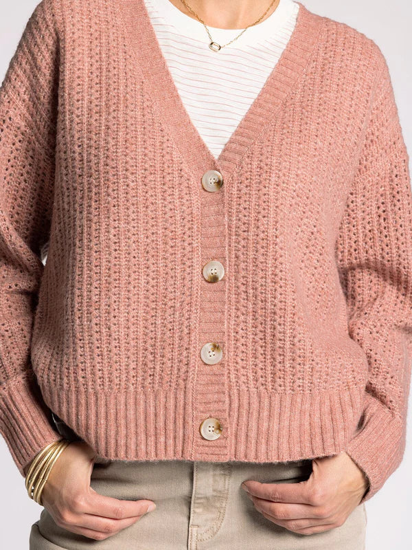 Amour Cardigan Misty Rose