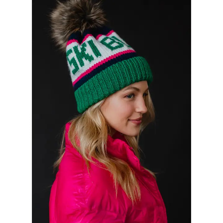 Ski Bum Pom Hat