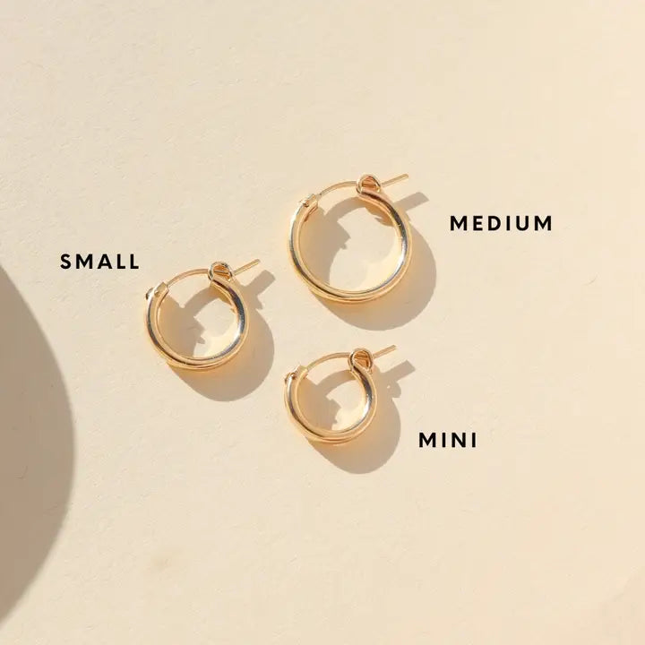 Classic Hoops 14k Gold Fill