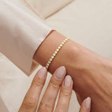 Bar CZ Tennis Bracelet