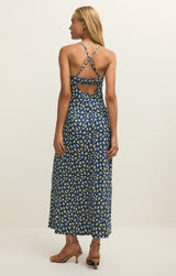 Chiara Idra Ditsy Midi Dress Eclipse