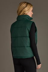 Lenore Puffer Vest Green