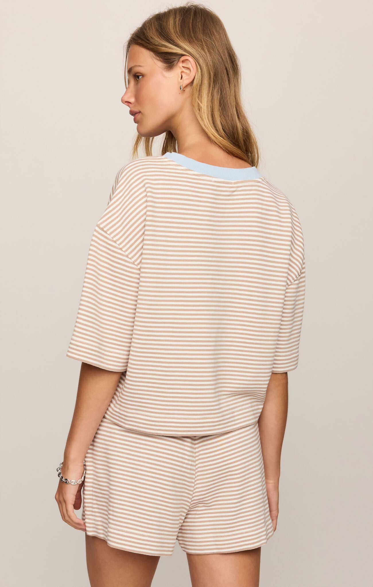 Check In Striped Top Iced Coffee