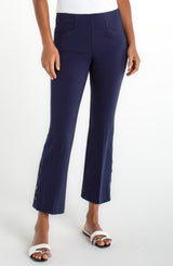 Stella Pull On Kick Flare - 27" Inseam Cadet Blue