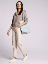 Della Drop Shoulder Cardi Taupe Heather