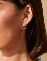 Endless Stud Crystal Earrings