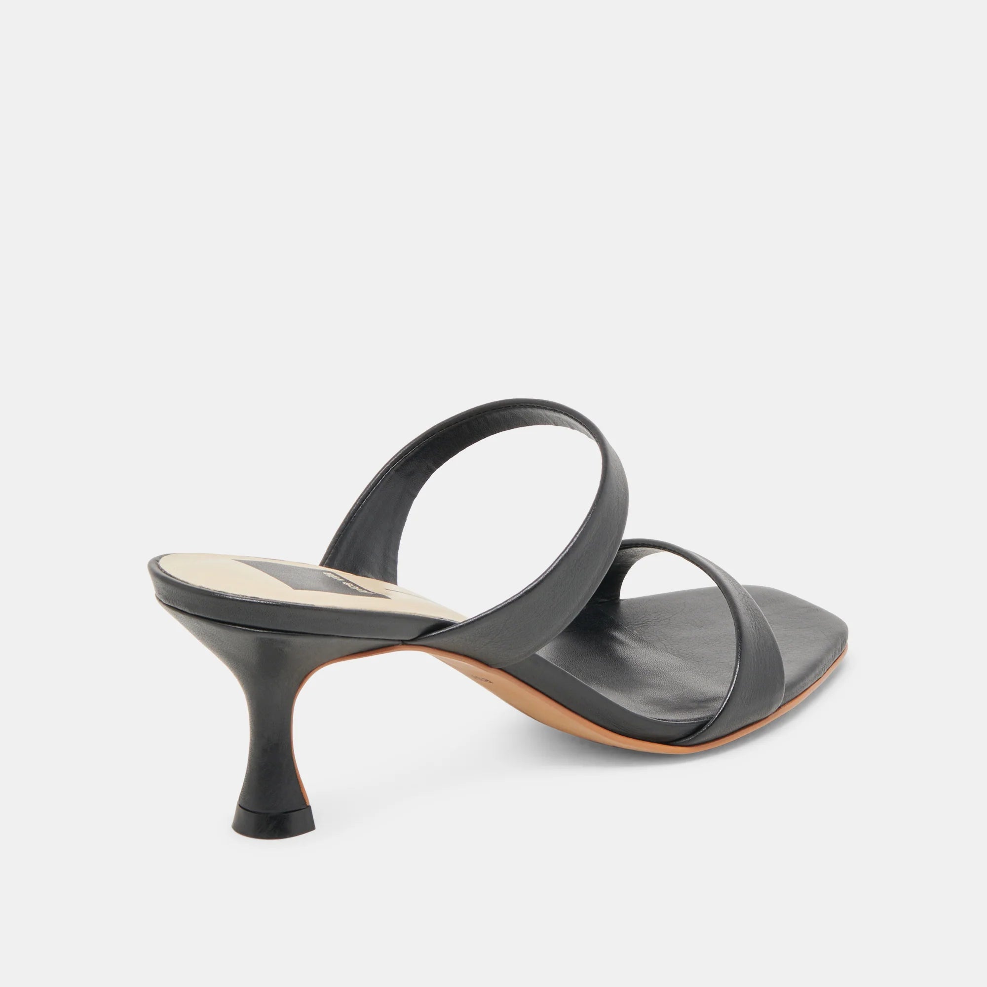 Genora Heels Black Leather
