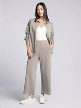 Mildred Cropped Pants Taupe