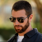 Emerson Sunglasses Denim Blue | Black