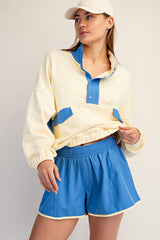 French Terry Playful Set Lemonilla + Aqua Splash