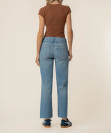 Charlotte High Rise Wide Leg Double Waistband Jeans Unfazed