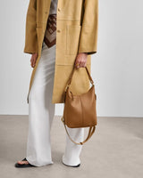 Hallie Satchel Bag Caramel