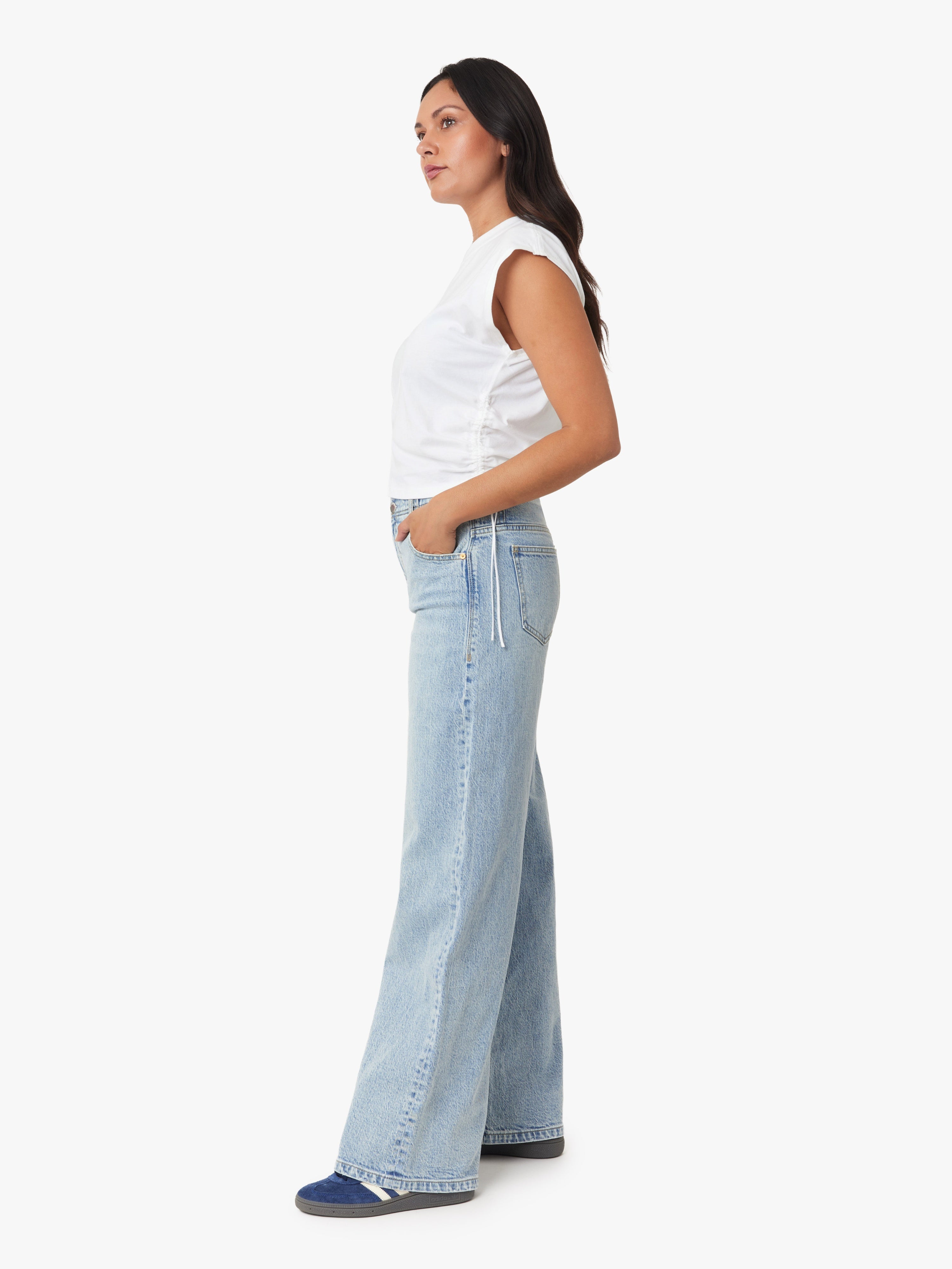 Easton Wide Leg Jeans Aire
