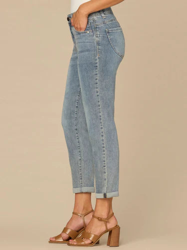 Ab Solution Ankle Skimmer Jeans Light Blue