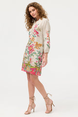 Miraze-Shift Field Dress Ecru
