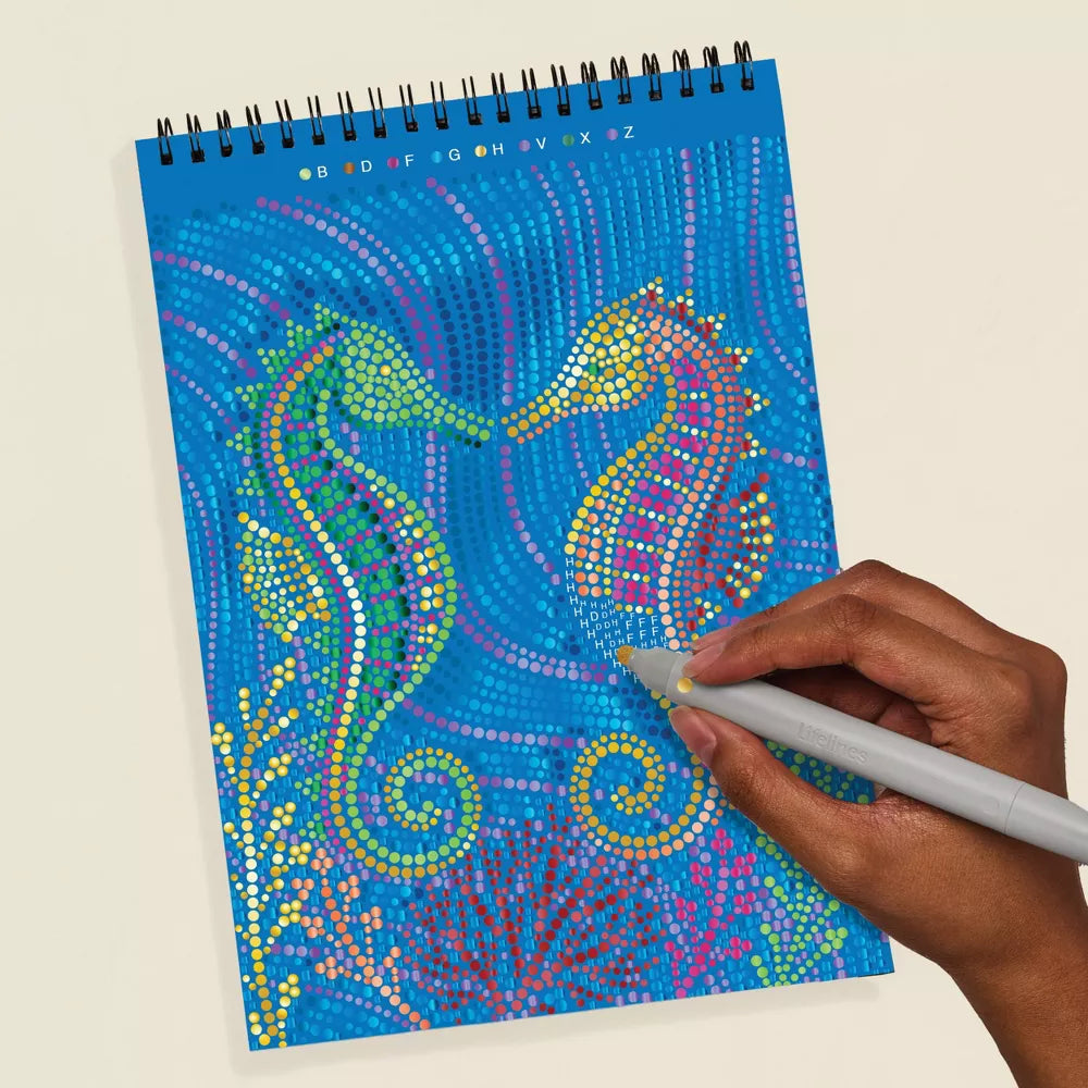 Lifelines FlowArt Dot By Letter Book Into The Deep