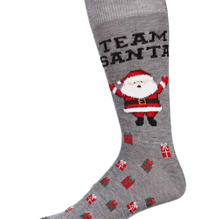 Team Santa Holiday Crew Socks