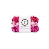 Teleties Silk Hair Scrunchie Small 3 Pack Rose All Day