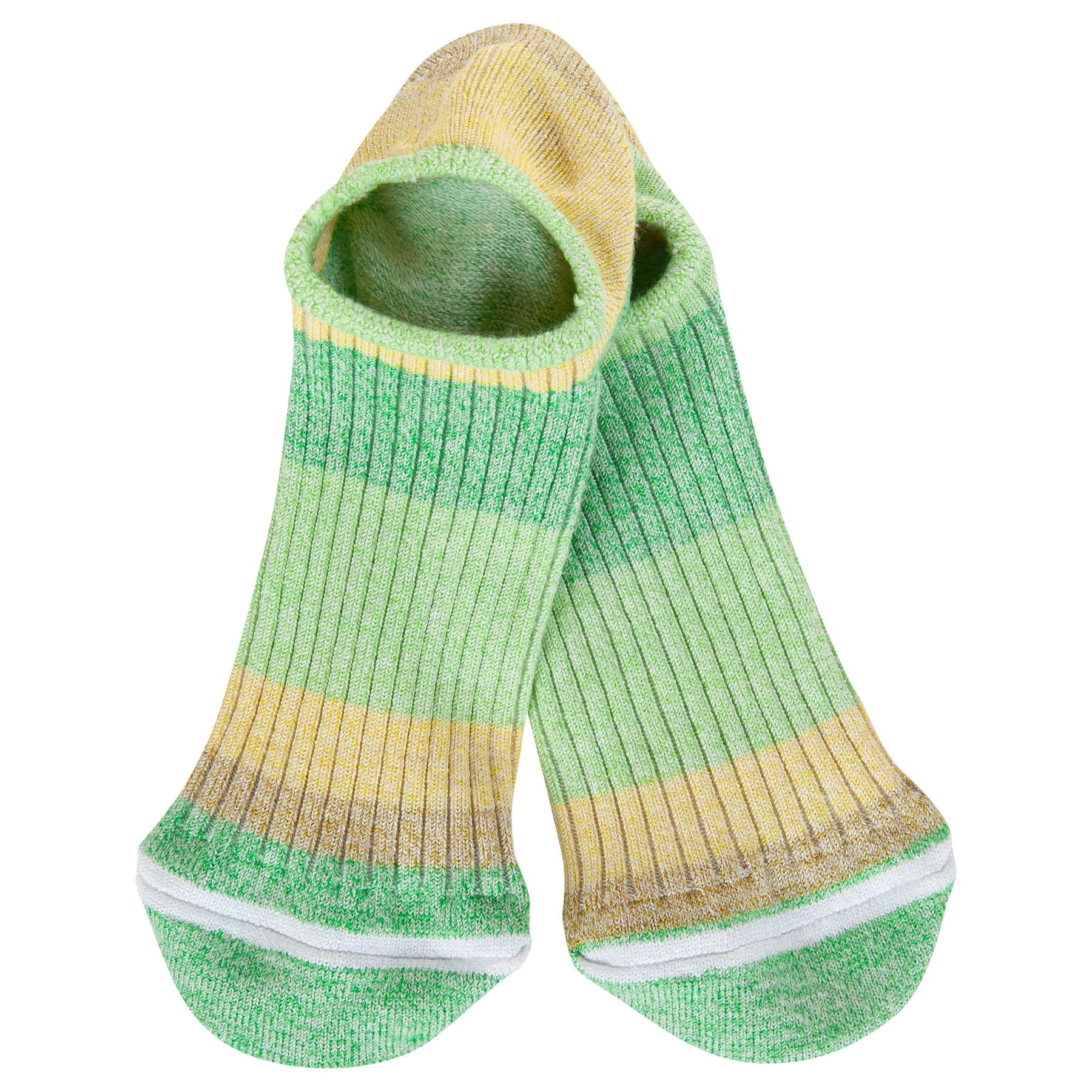 Weekend Ombre Rugby Light Low Socks Lemon Lime