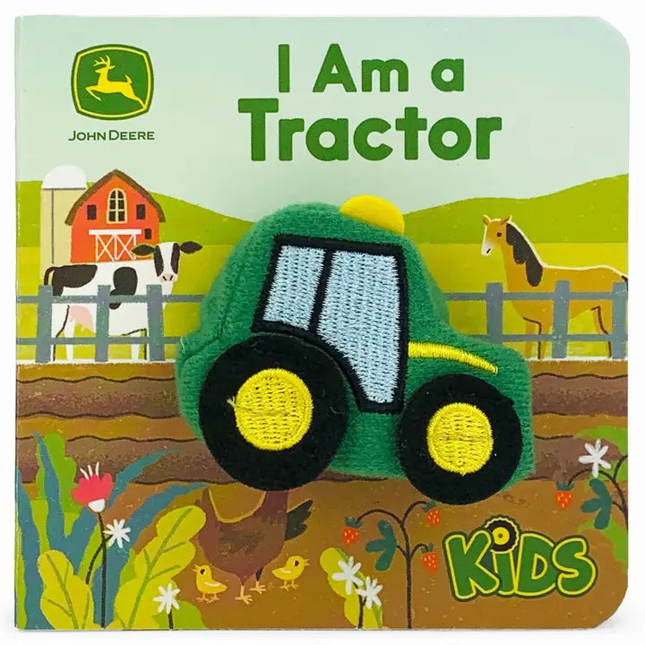 John Deere Kids I Am A Tractor Finger Puppet Book