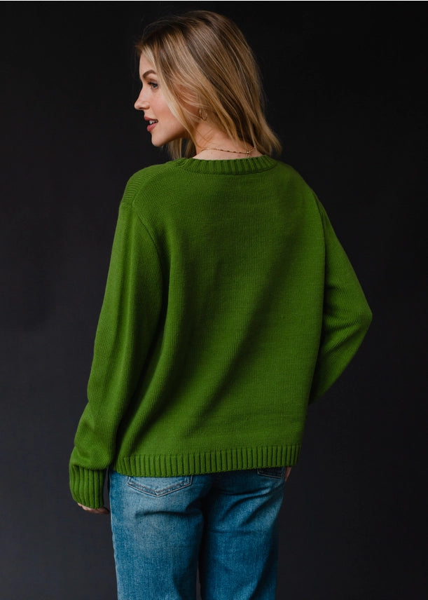 Merry Sweater Green