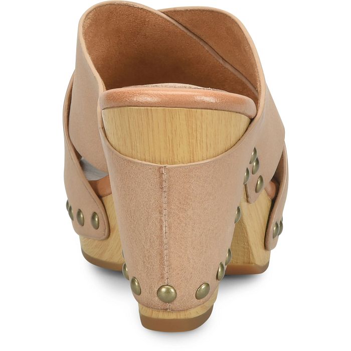 Gracie Platform Clog Slides Off White