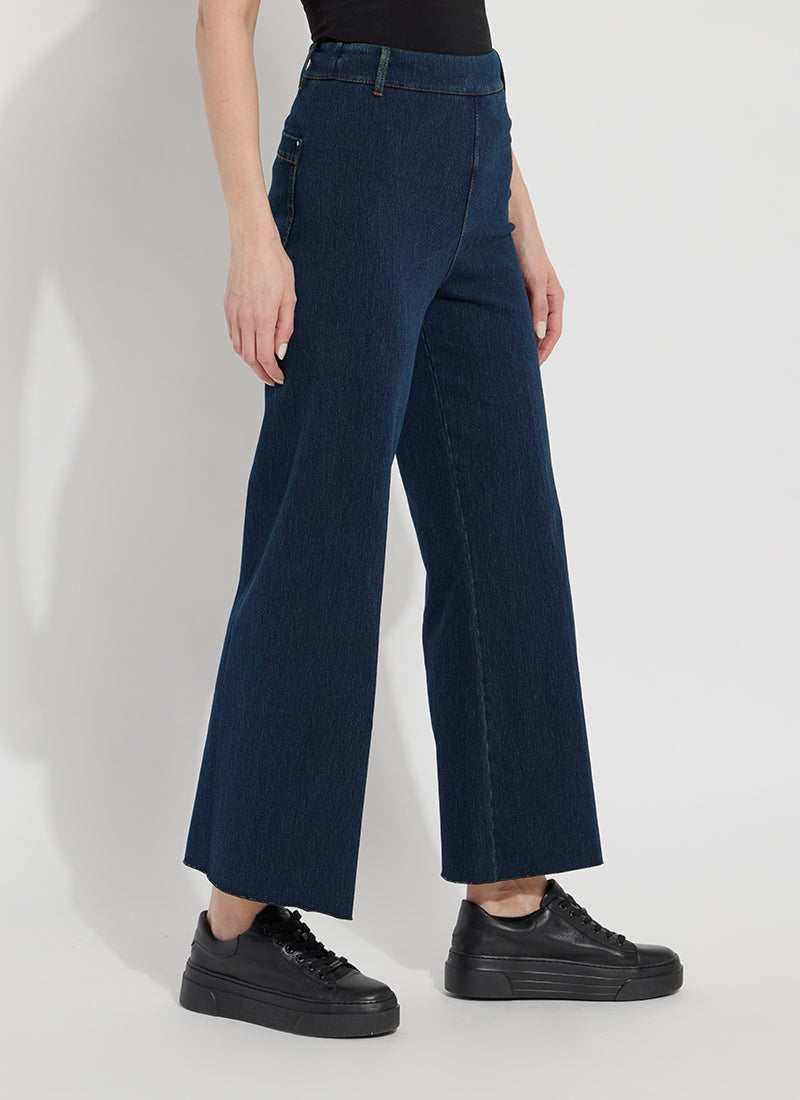 Erin High Waist Wide Leg Denim Pants Indigo