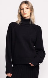 Sadie Turtleneck Sweater Black