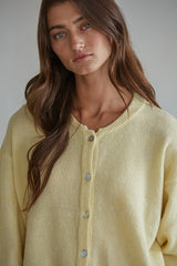 Olivia Knit Cardigan Light Yellow