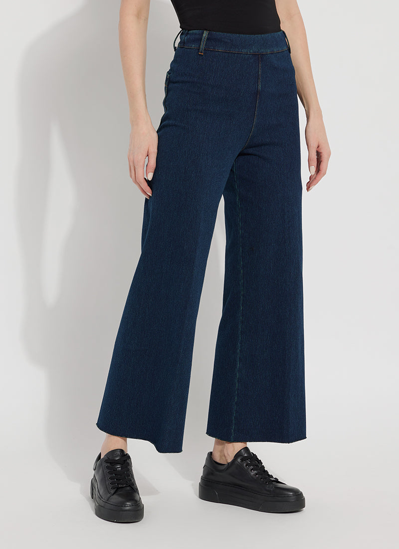 Erin High Waist Wide Leg Denim Pants Indigo