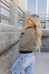 Bomber Zip Jacket Check Me Out