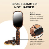 Teleties Hair Brush Tortoise Detangler - Fine Hair