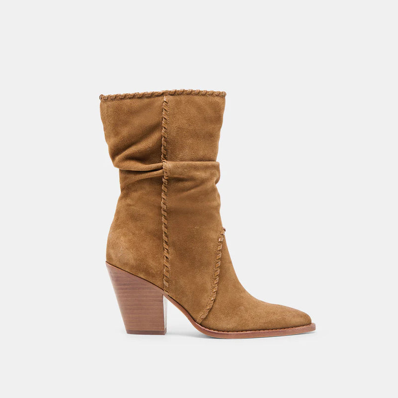 Julith Booties Light Brown Suede