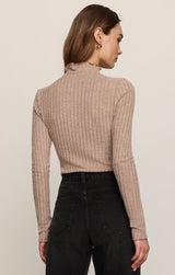 Hattie Long Sleeve Top Heather Ash