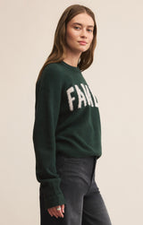 Holiday Cheer Sweater Garland Green