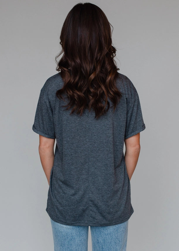 Out Of Office Graphic Tee Dark Grey