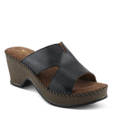 Deltana Heeled Sandals Black