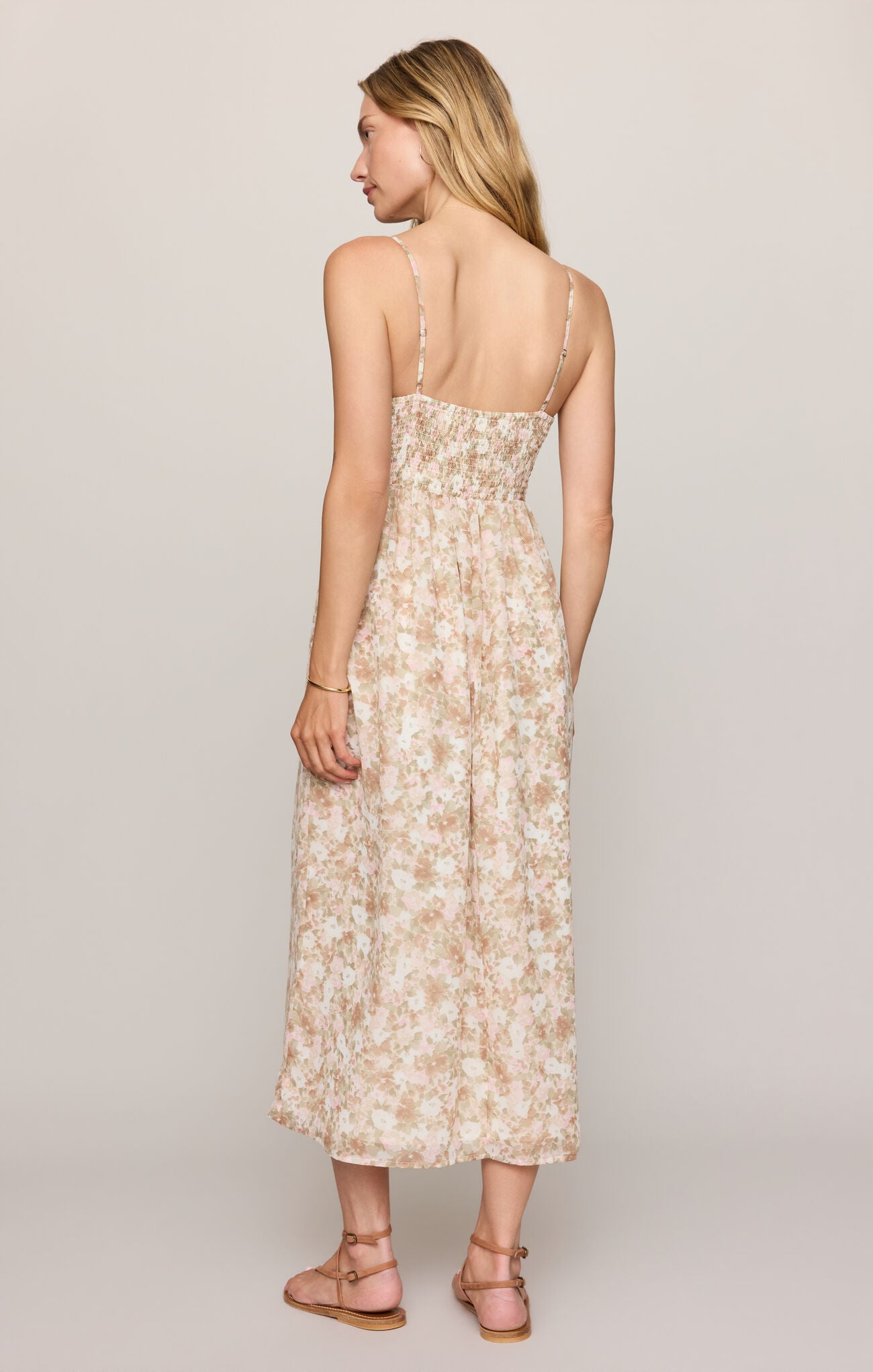 Merryn Cari Floral Midi Dress Lilac Kiss