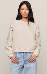 Axel Grommet Sweatshirt Sandstone