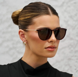 Drew Sunglasses Crystal Cherry Red | Dark Brown