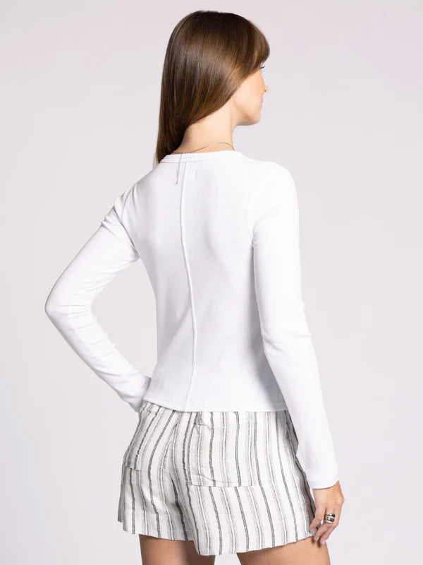 Sadie Buttoned Top White