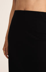 Gail Midi Skirt True Black