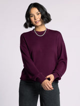 Fatima Sweater Deep Cherrywood