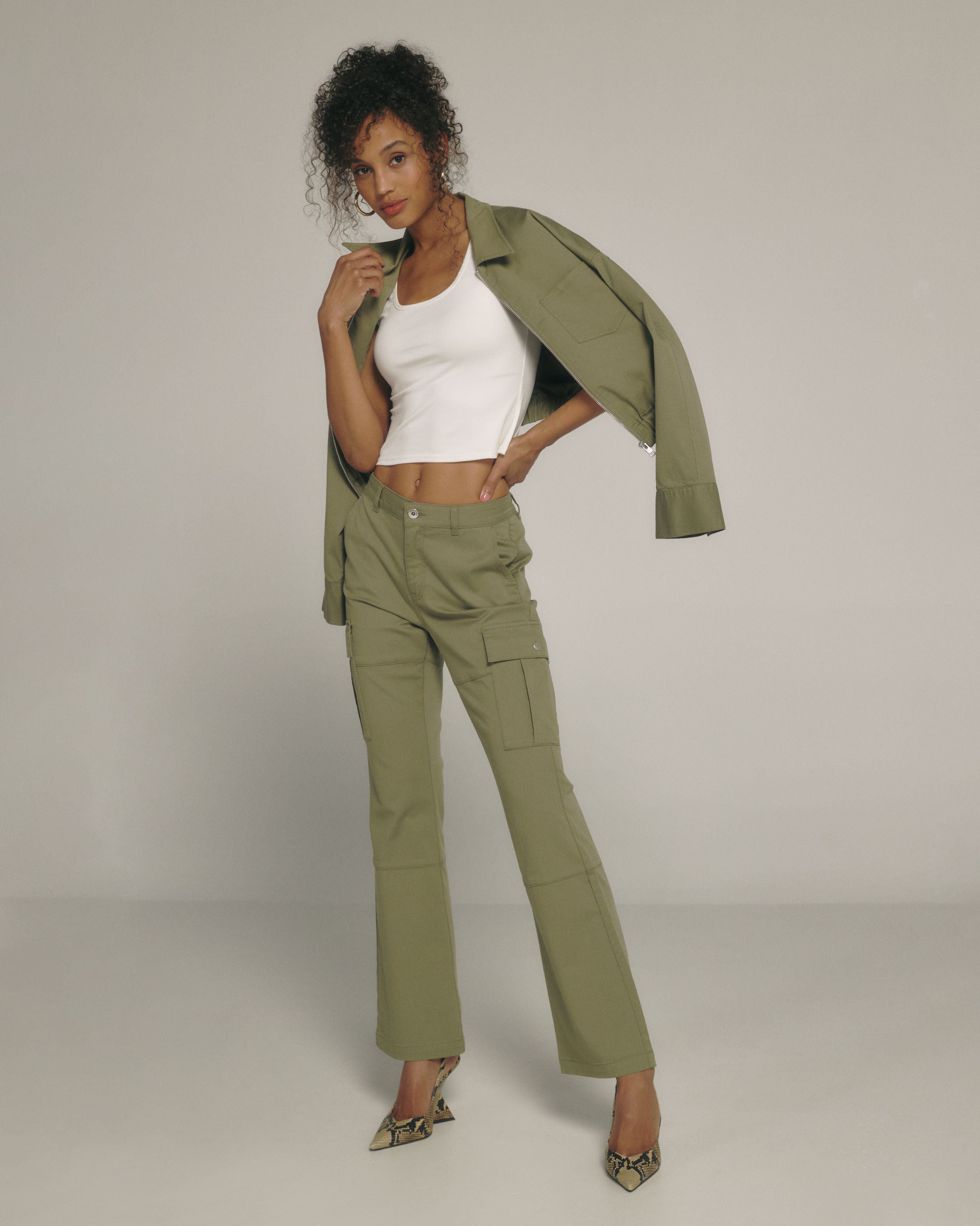 Nellie Cargo Pants Olive
