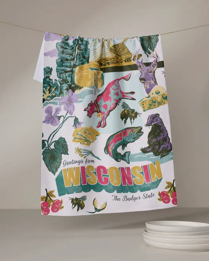 Geometry Tea Towel
