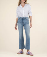 Kelsey High Rise Ankle Flare Jeans Honest