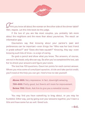 Do You Know Your Wife? Quiz Book