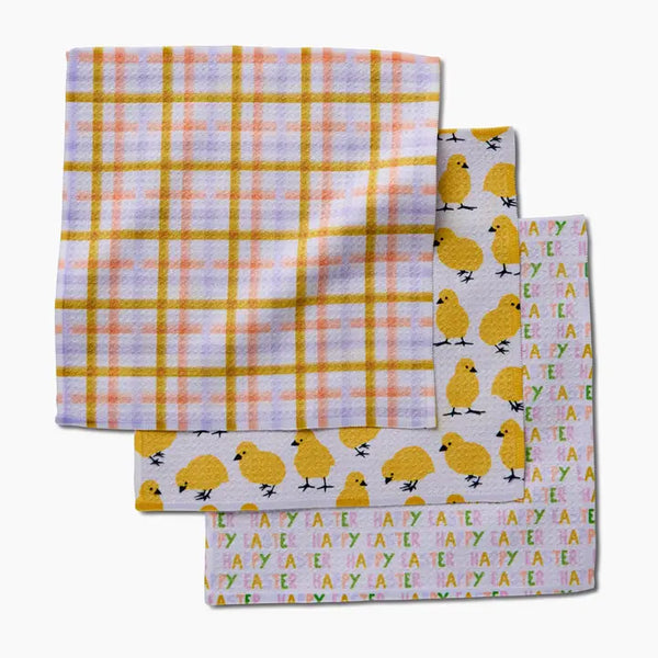 Geometry Dishcloth Set Easter Cheer
